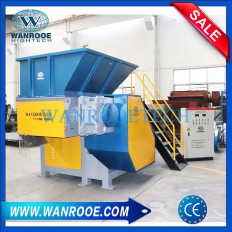 600kg/h Waste Cardboard Magazines Paper Tube Shredder-WANROOETECH