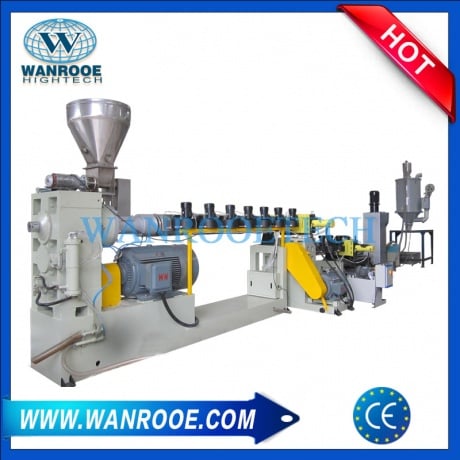 PP, PE, PC, ABS etc Regrind Material Double Stage Pelletizing Granulating Machine