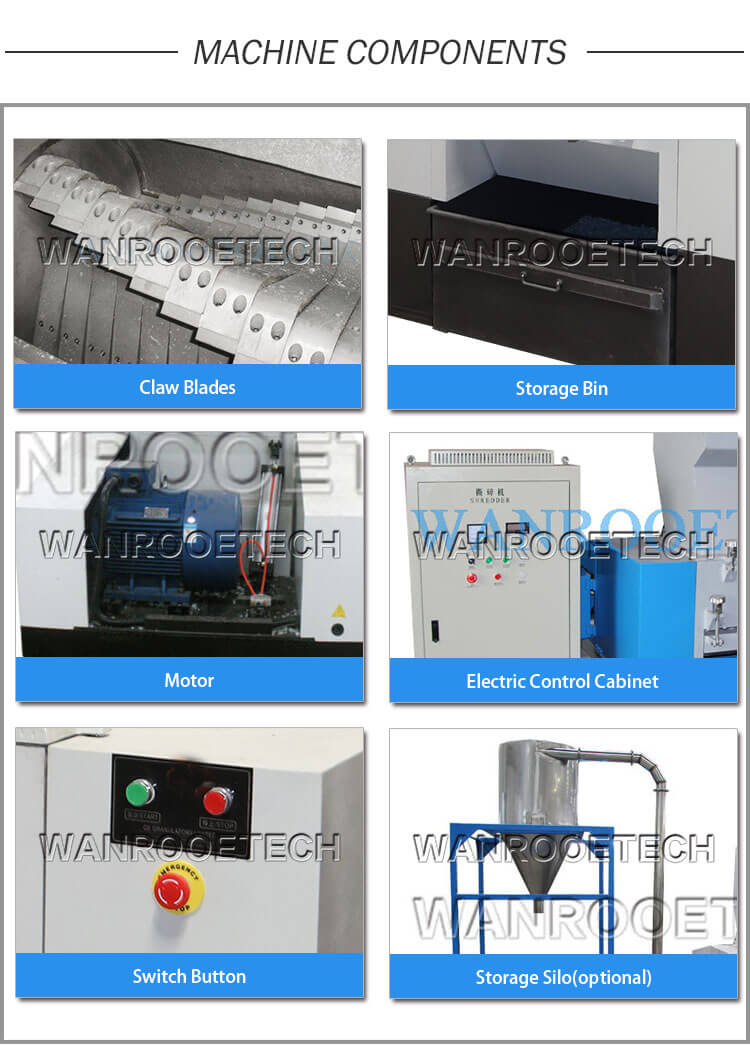 Amoladora de neumáticos, Máquina amoladora de caucho, Máquina trituradora de plástico, Máquina amoladora de caucho, Equipo de trituración