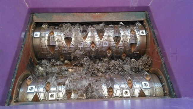 Double Roller Shredder blade Cuchilla trituradora de doble rodillo