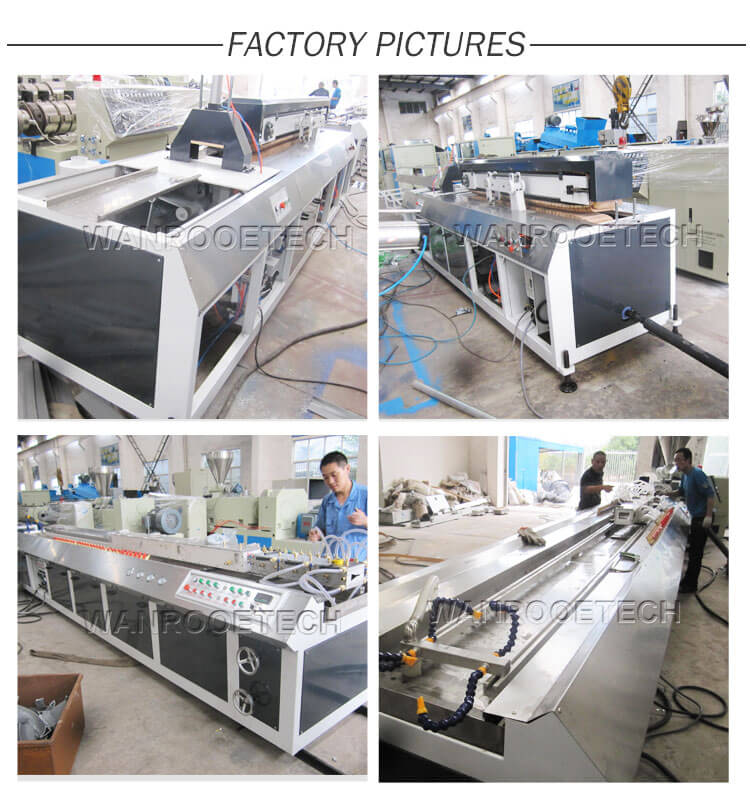 Máquina de extrusión de tubos de PVC.