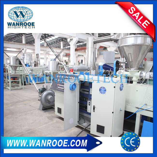 PVC Scraps Recycling Pelletizing Granulator Machine