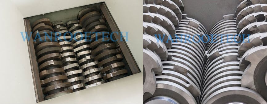 Four Shaft Shredder blades