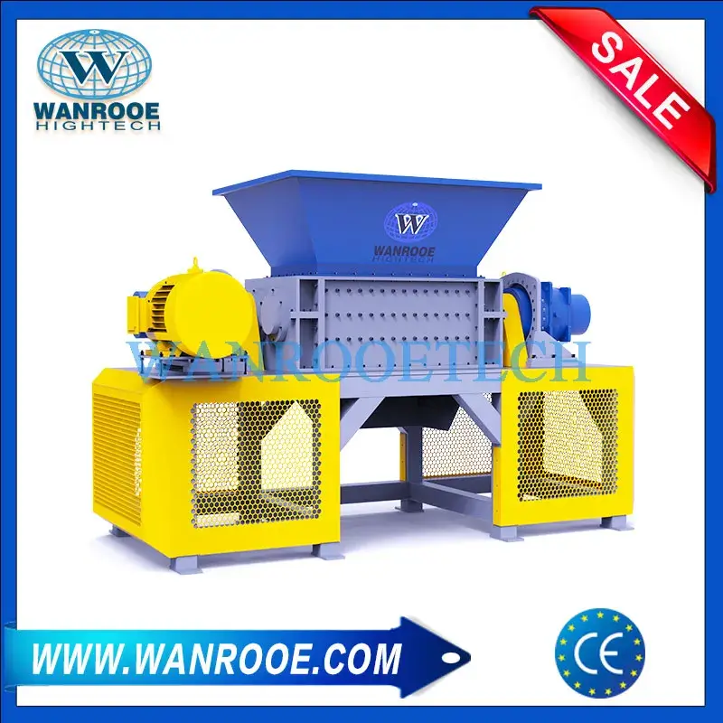 double shaft rdf shredder machine