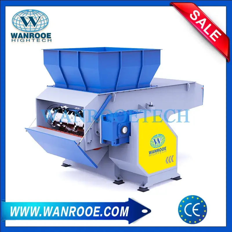 single shaft rdf shredder machine