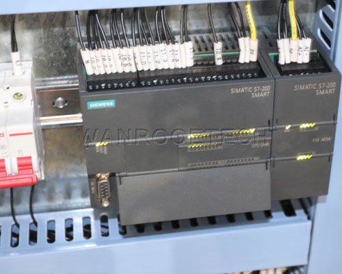 plastic pipe shredder PLC-control