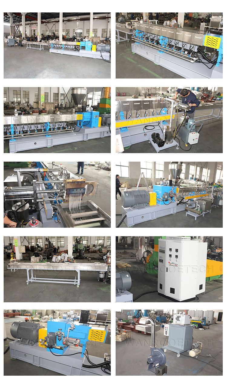 Plastic Compounding Pelletizing Granulating Machine