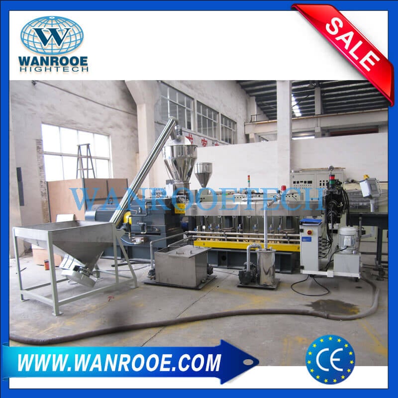 Parallel twin screw extruder
