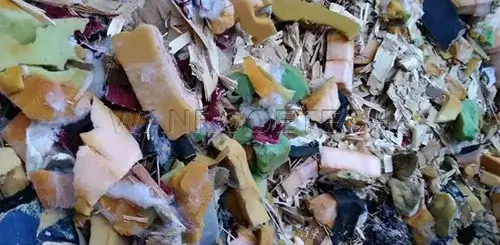 After Fine Shredding (by RDF Single Shaft Shredder)