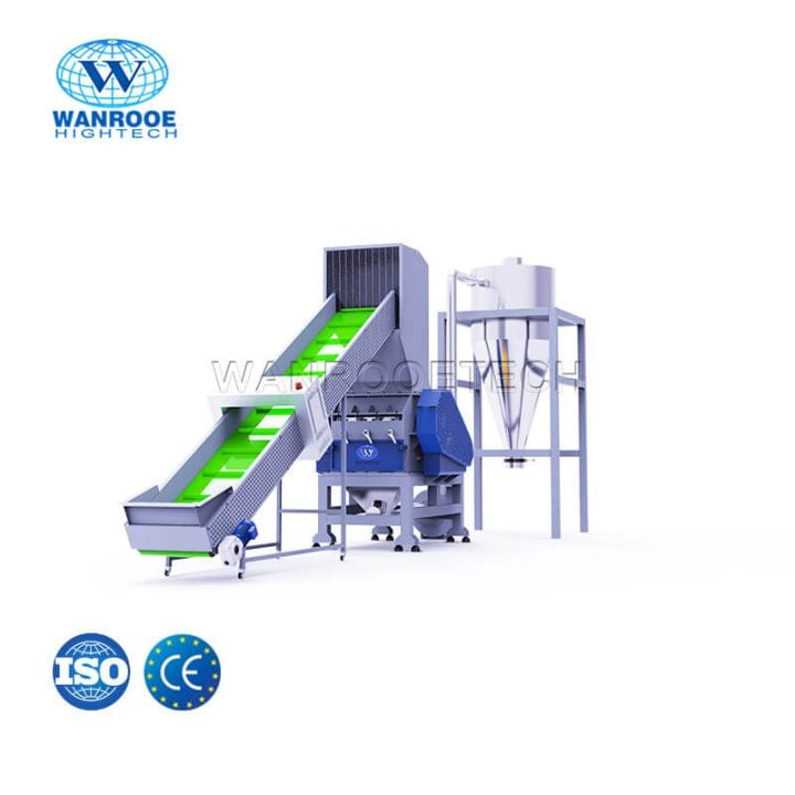 WANROOETECH Heavy Duty Plastic Crusher Machine