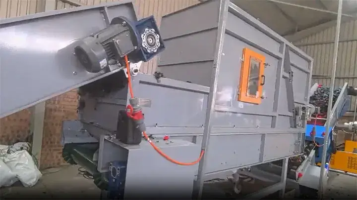 wanrooetech-pp fiber waste recycling line-4 buffer silo